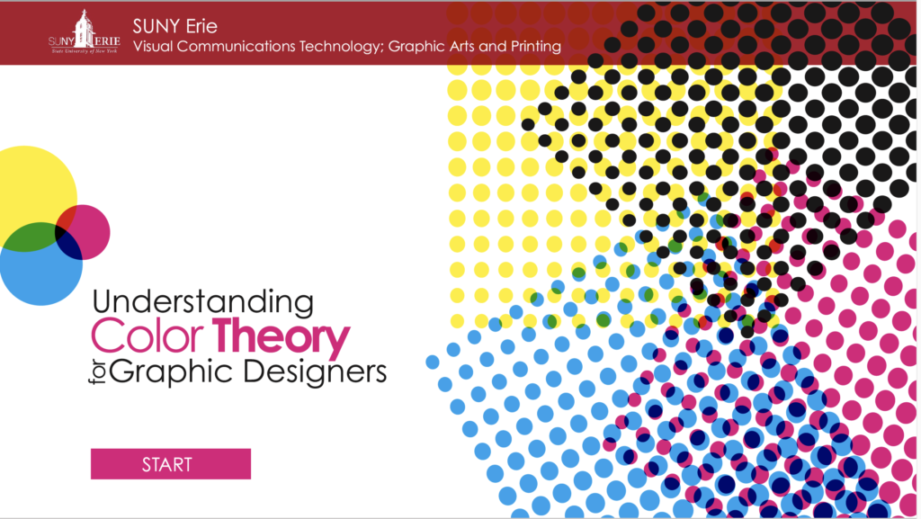 color theory landing page